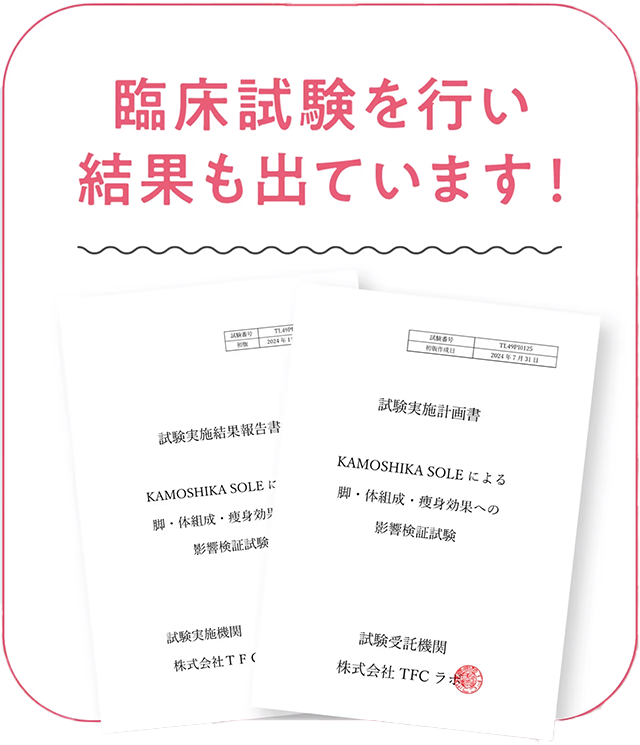 臨床試験を行い結果も出ています！