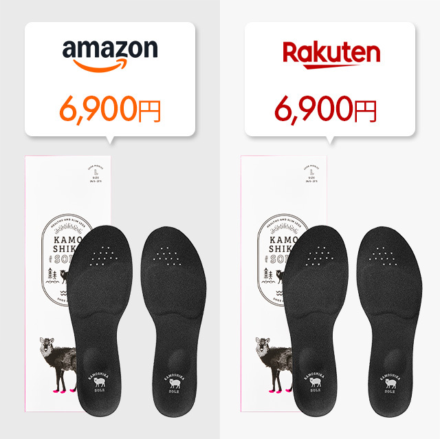 amazonやRakutenでは6,900円